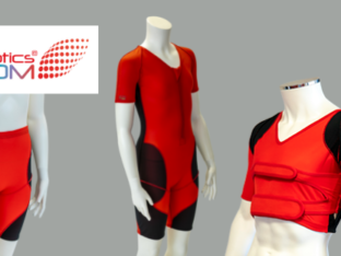 dmo custom product ranges glove, shorts, suit, double shoulder, leggings in red and black